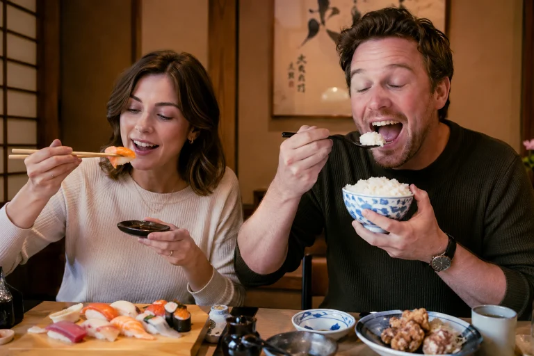 Turisté snědí denně více rýže než Japonci.